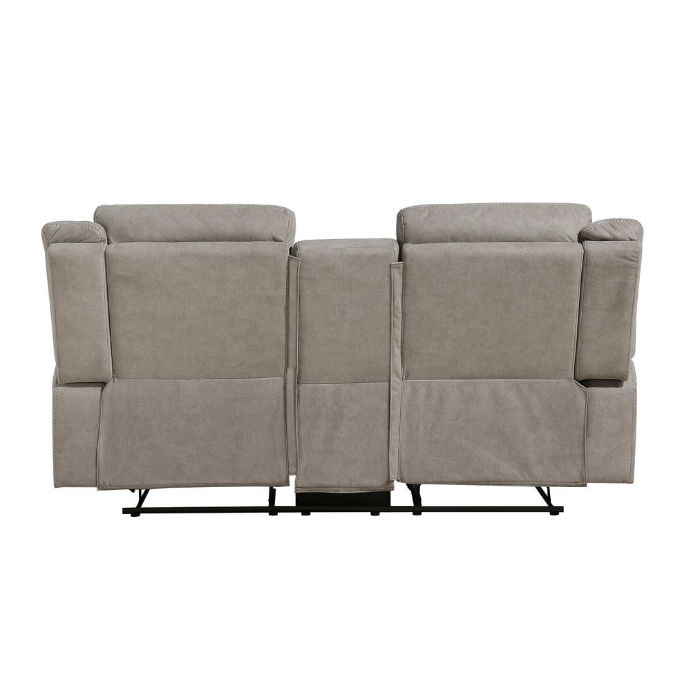 Dean Double Reclining Love Seat with Center Console