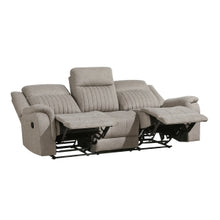 Dean Double Reclining Sofa, Dove