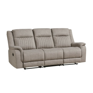 Dean Double Reclining Sofa, Dove