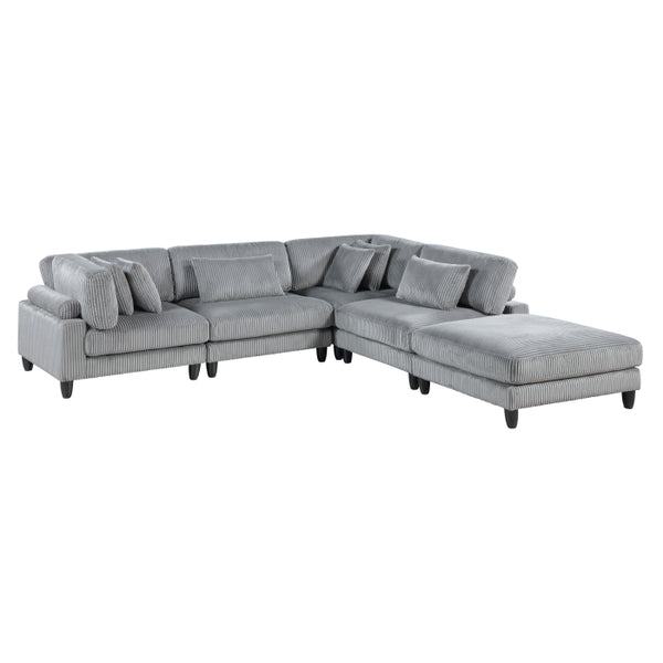 Robstown 5-Piece Modular Sectional with Ottoman alternate view
