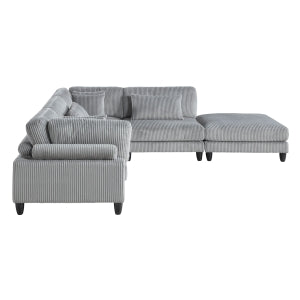 Robstown 5-Piece Modular Sectional with Ottoman