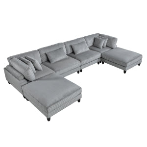 Robstown 6-Piece Modular Sectional with 2 Ottomans alternate view