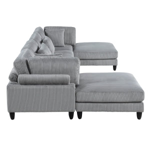 Robstown 6-Piece Modular Sectional with 2 Ottomans