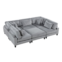Robstown 6-Piece Modular Sectional with Ottoman-1