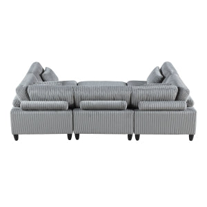 Robstown 6-Piece Modular Sectional with Ottoman-1