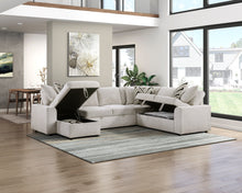 Myrtle 3-Piece Sectional with Pull-out Bed and Hidden Storage