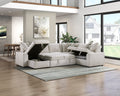 Myrtle 3-Piece Sectional with Pull-out Bed and Hidden Storage