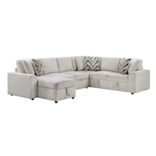 Myrtle 3-Piece Sectional with Pull-out Bed and Hidden Storage