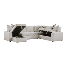 Myrtle 3-Piece Sectional with Pull-out Bed and Hidden Storage