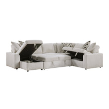 Myrtle 3-Piece Sectional with Pull-out Bed and Hidden Storage