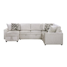 Myrtle 3-Piece Sectional with Pull-out Bed and Hidden Storage