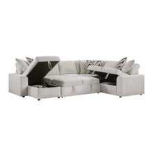 Myrtle 3-Piece Sectional with Pull-out Bed and Hidden Storage