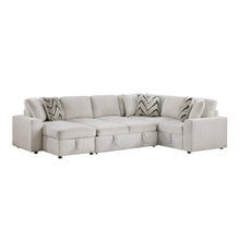 Myrtle 3-Piece Sectional with Pull-out Bed and Hidden Storage