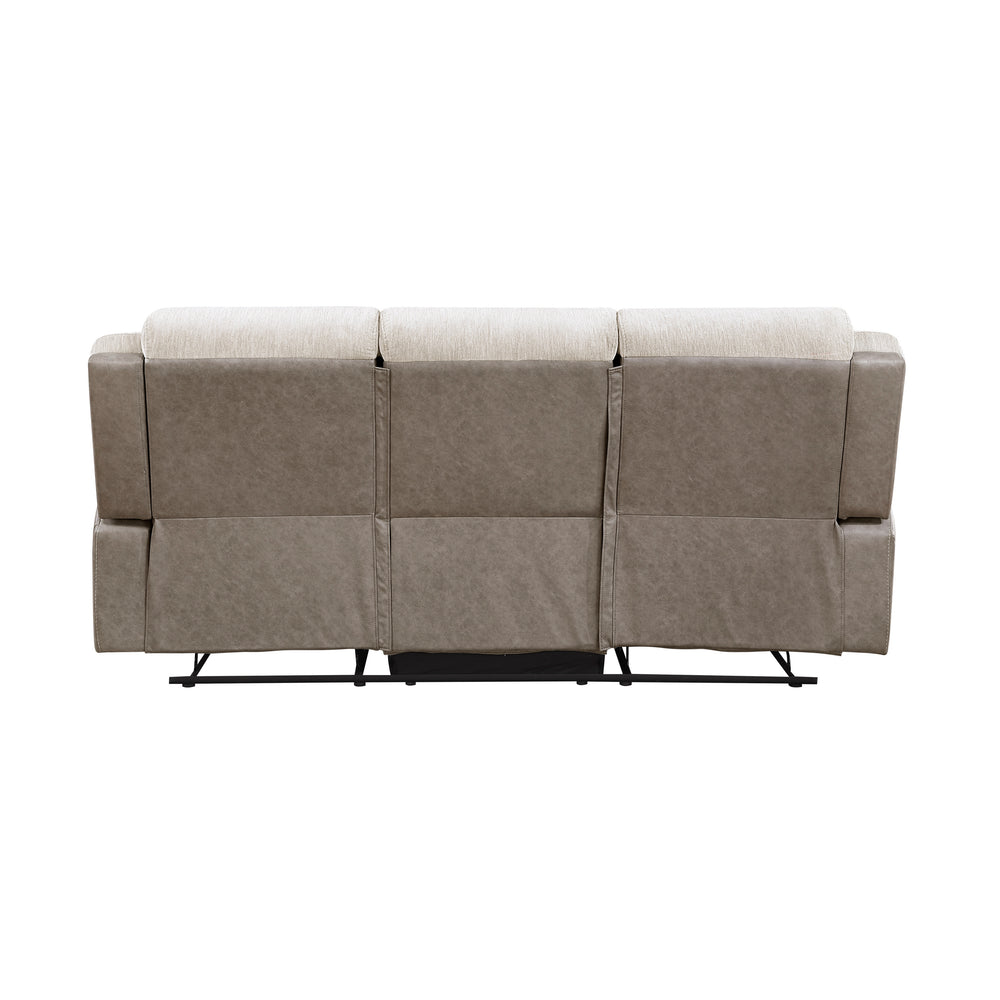 Beige sofa on a white background