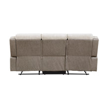 Beige sofa on a white background