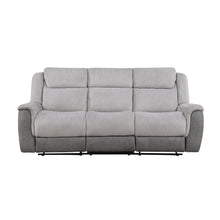 Gray sofa on a white background