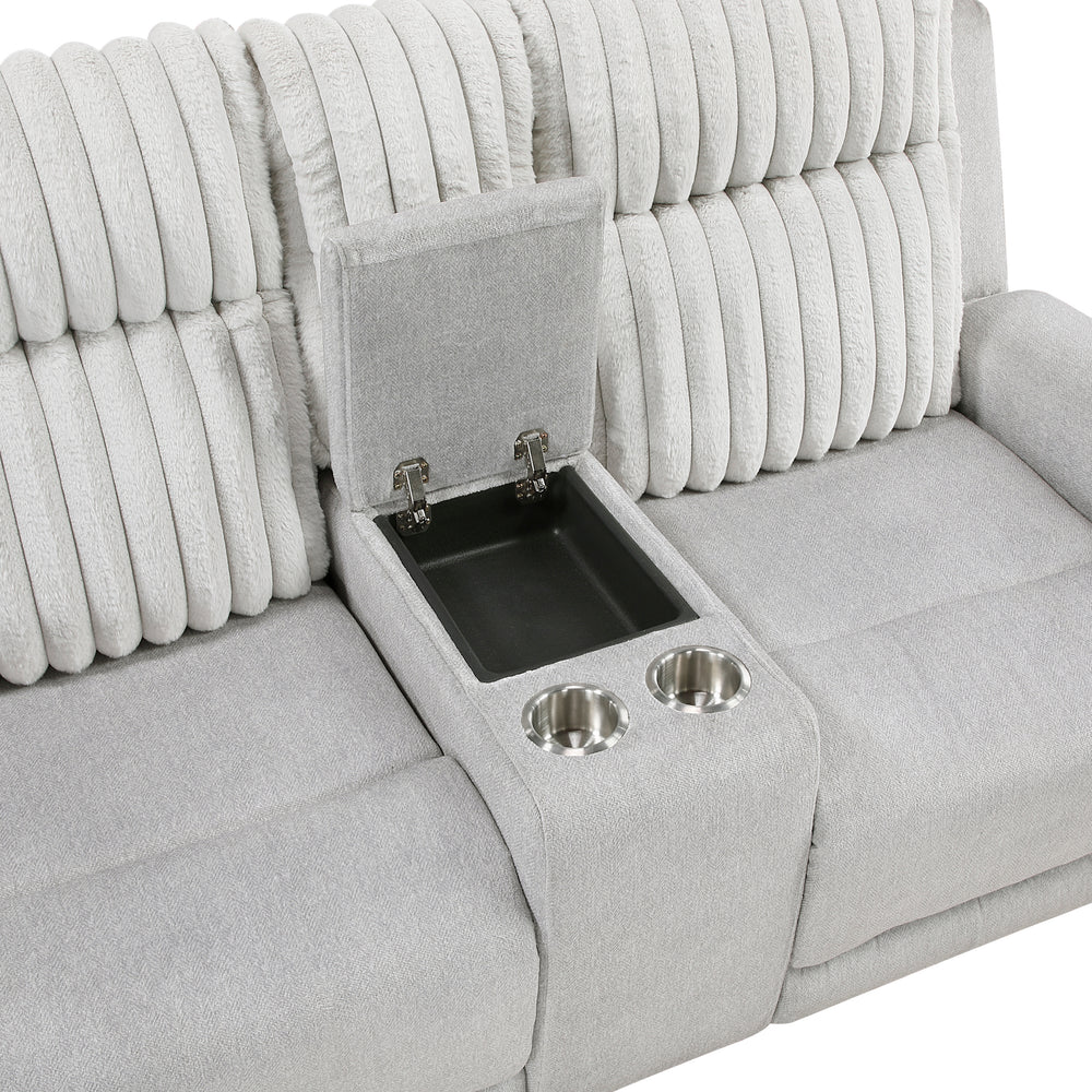 Benton Double Reclining Love Seat with Center Console