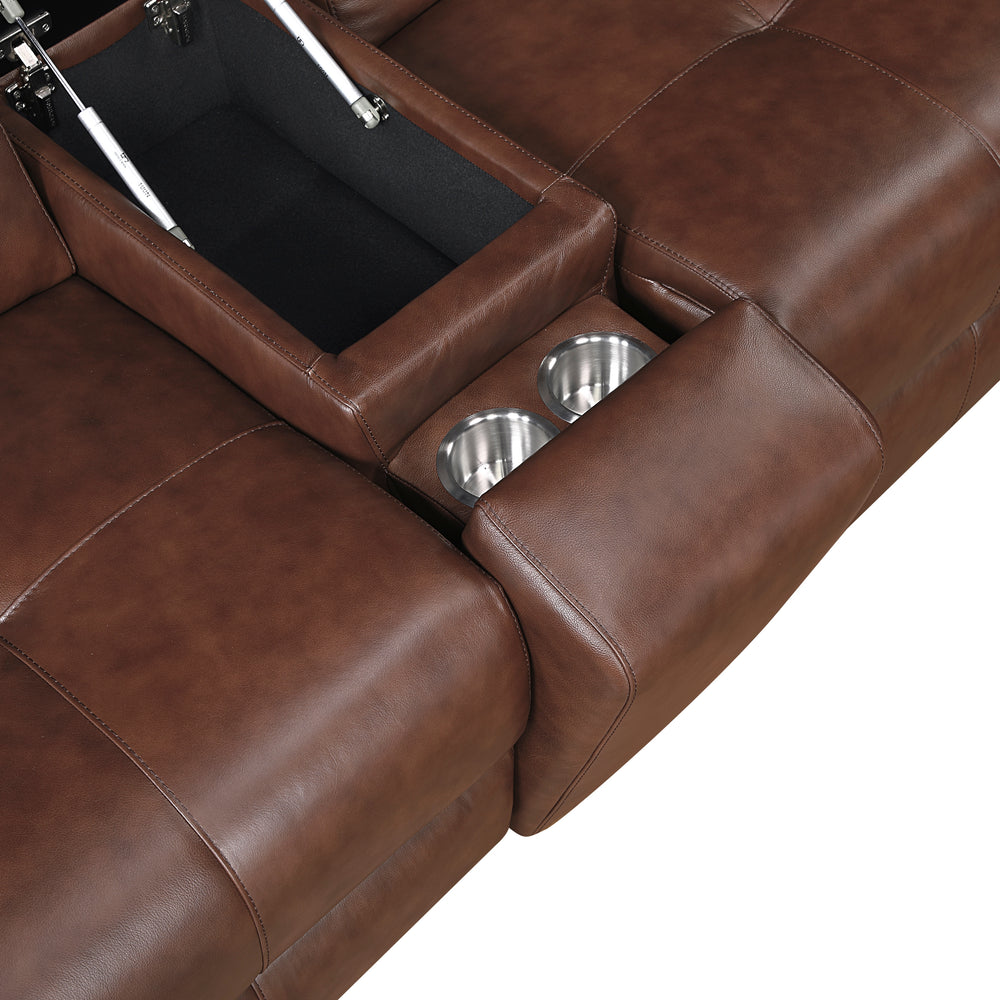 Summit 6pc Sectional w/ Power Recliner