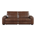 Summit Power Double Reclining Love Seat with Power Headrests and Charging Ports