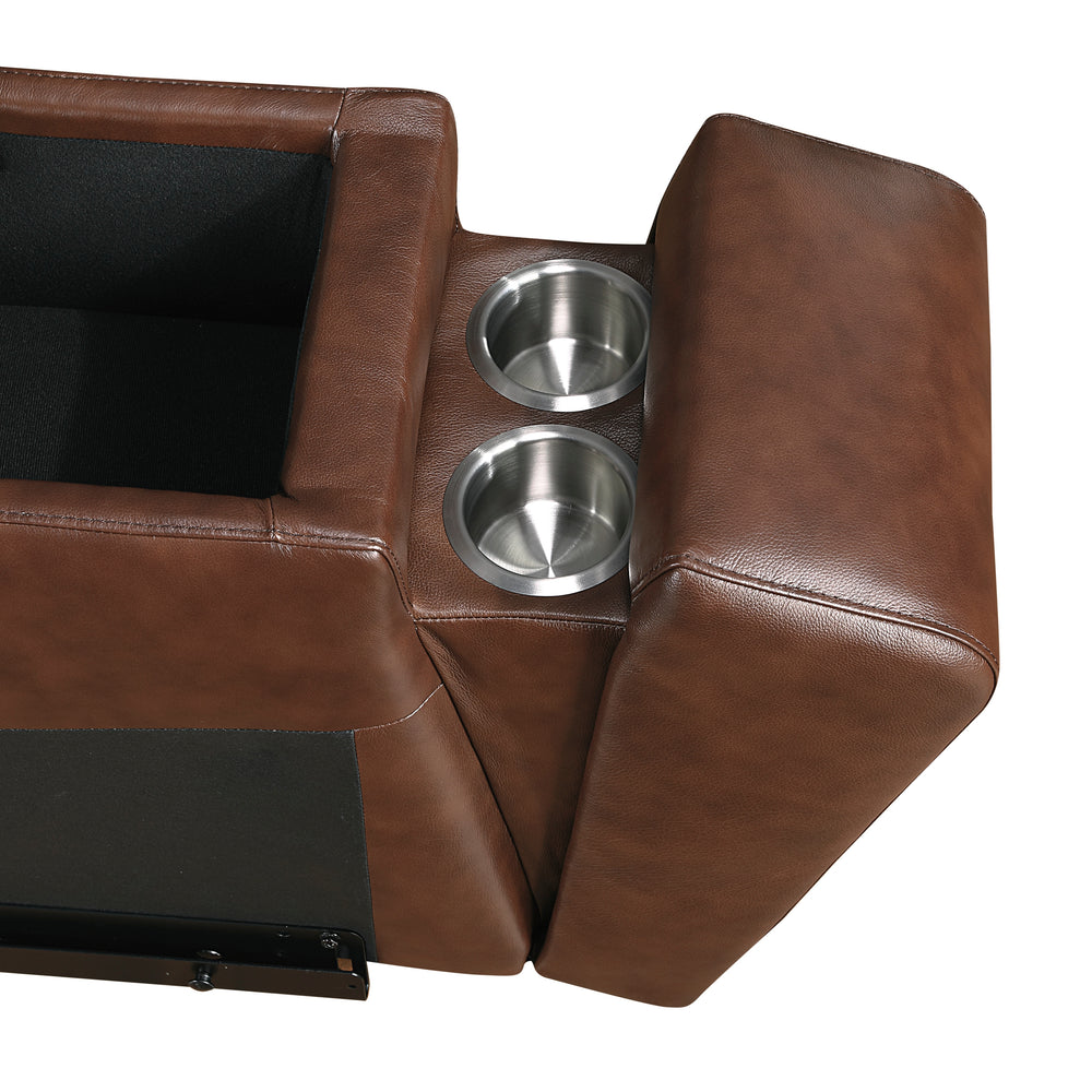 Summit 6pc Sectional w/ Power Recliner