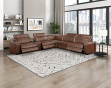 Summit 6pc Sectional w/ Power Recliner