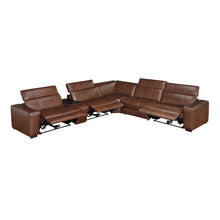 Summit 6pc Sectional w/ Power Recliner