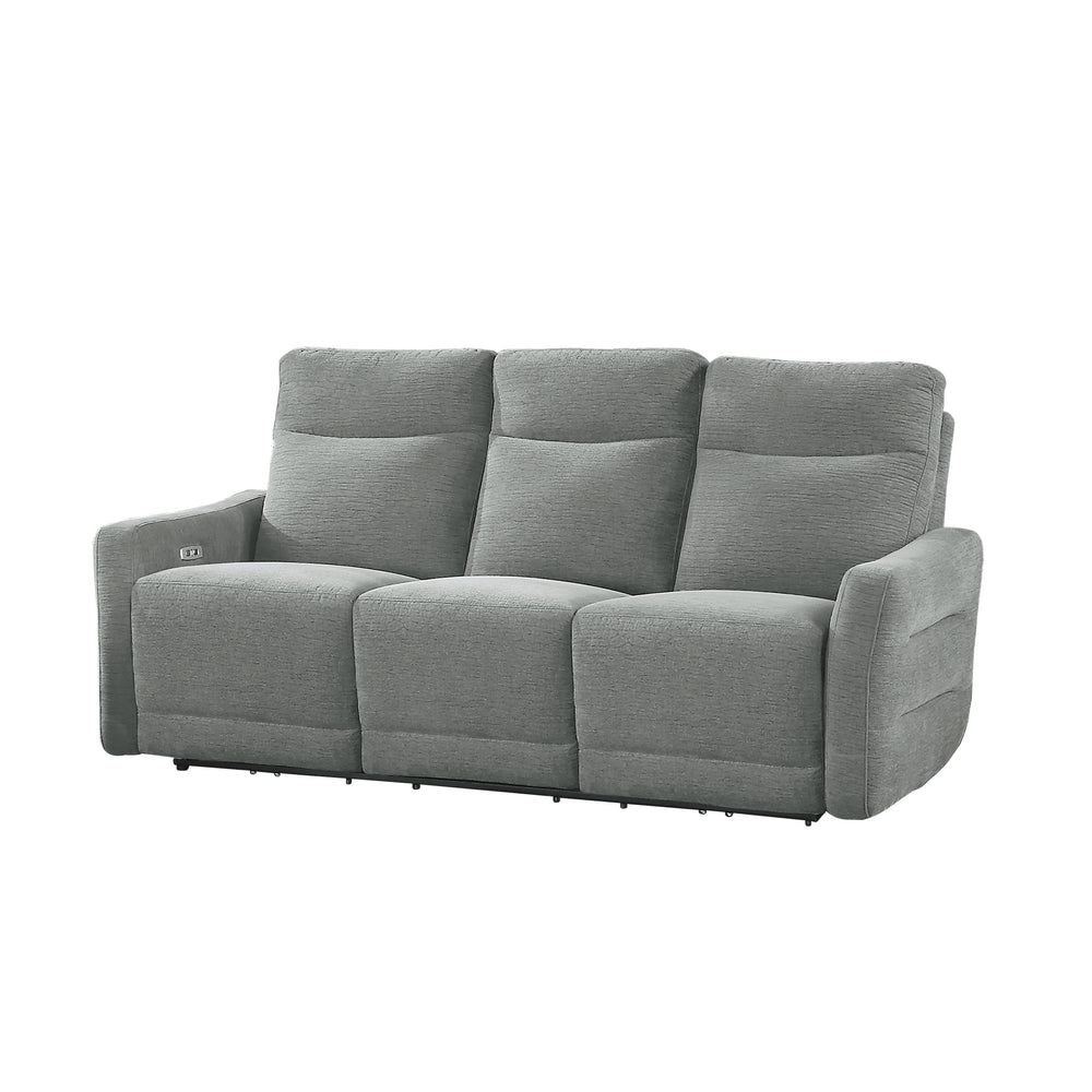 Edition Power Double Lay Flat Reclining Sofa with Power Headrests and USB Ports