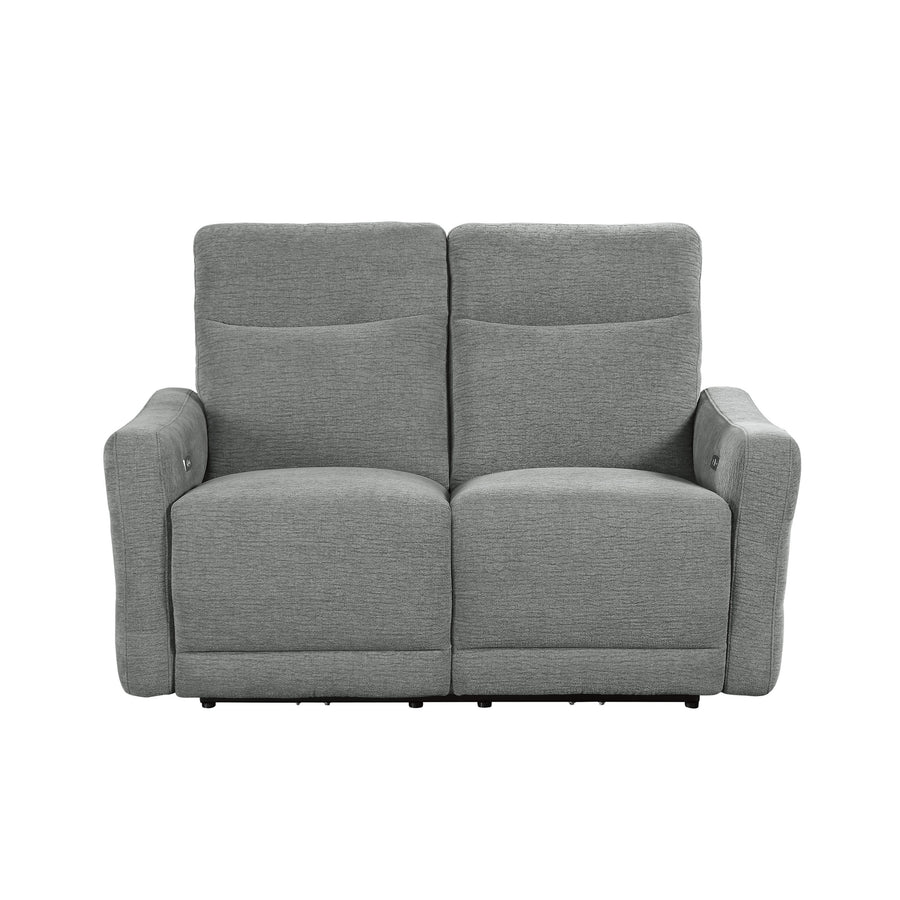 Edition Power Double Lay Flat Reclining Love Seat with Power Headrests and USB Ports