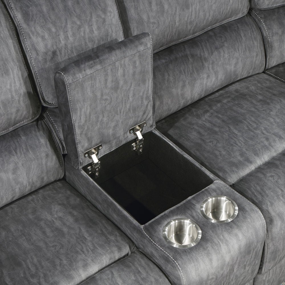 Muirfield 3-Piece Reclining Sectional with Left Console