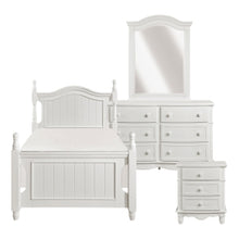 Clementine 4pc set (Twin Bed, Dresser, Mirror & Nightstand)