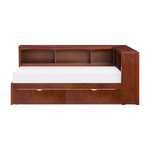 Rowe Twin Bookcase Corner Bed with Twin Trundle