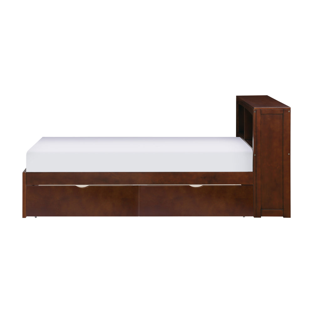 Rowe (3) Twin Bookcase Bed with Storage Boxes - view 4