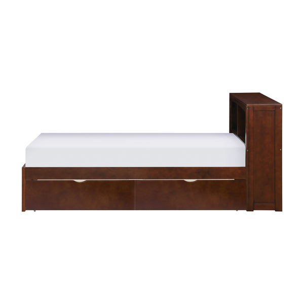 Rowe Twin Bookcase Bed with Storage Boxes alternate view