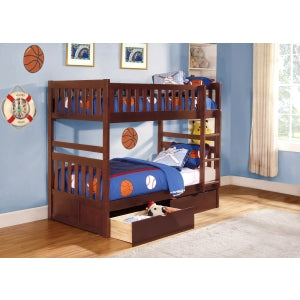 Rowe Twin/Twin Bunk Bed with Storage Boxes alternate view