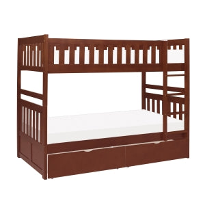 Rowe Twin/Twin Bunk Bed with Storage Boxes