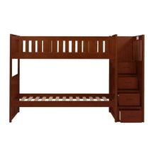 Rowe Twin/Twin Step Bunk Bed with Storage Boxes