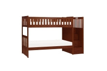 Rowe Twin/Twin Step Bunk Bed with Storage Boxes alternate view
