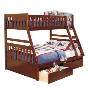 Rowe Twin/Full Bunk Bed with Storage Boxes-4
