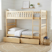 Bartly Twin/Twin Bunk Bed with Storage Boxes