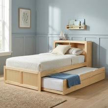 Bartly Twin Bookcase Bed with Twin Trundle