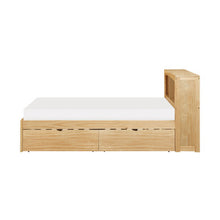 Bartly Twin Bookcase Bed with Storage Boxes