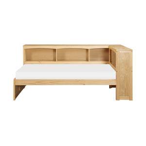 Bartly Twin Bookcase Corner Bed