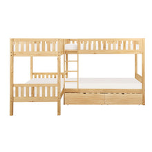 Bartly Corner Bunk Bed with Storage Boxes