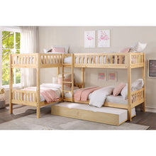 Bartly Corner Bunk Bed with Twin Trundle