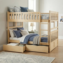 Bartly Full/Full Bunk Bed with Storage Boxes
