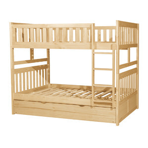 Bartly Full/Full Bunk Bed with Twin Trundle