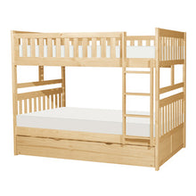 Bartly Full/Full Bunk Bed with Twin Trundle