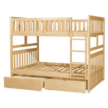 Bartly Full/Full Bunk Bed with Storage Boxes
