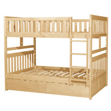 Bartly Full/Full Bunk Bed with Storage Boxes