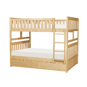 Bartly Full/Full Bunk Bed with Storage Boxes